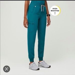 Limited Edition FIGS Zamora High Waisted Jogger - Pacific Blue L